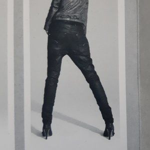 G-Star Raw Jeans Women Low Loose Tapered Fit Size 28 Length 32 Wax Denim